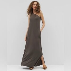 NWT SOMA SOFT JERSEY One-Shoulder Maxi Bra Dress XL